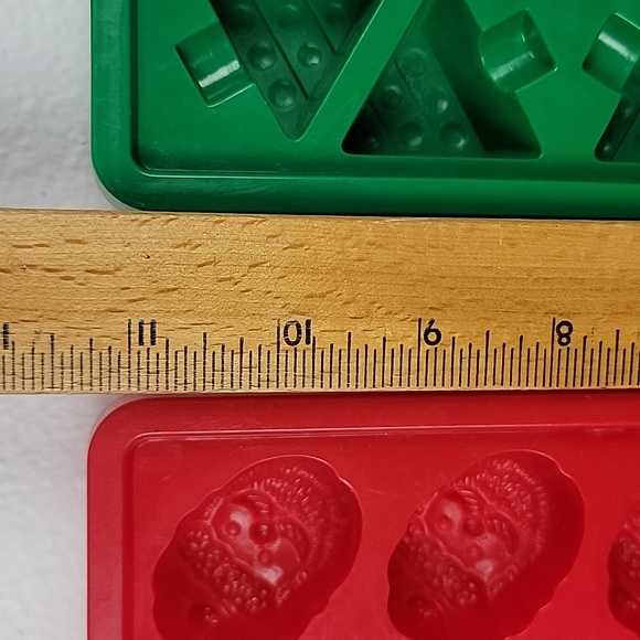 Christmas 3 Ice Trays, Snowman, Santa & Trees - Picture 8 of 11